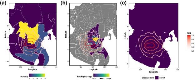 A Bayesian approach for earthquake impact modelling